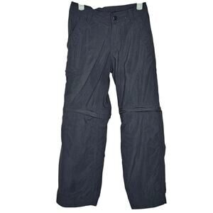 Marmot kids size small black convertible pants hiking outdoor performance shorts